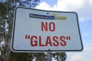 reads: no "glass"