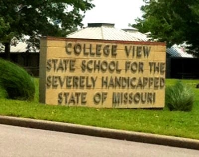 Punctuation 29 State school for the extremely handicapped State of Missouri