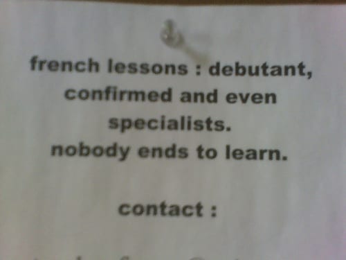 bad translations Terrible sign full of translation mistakes