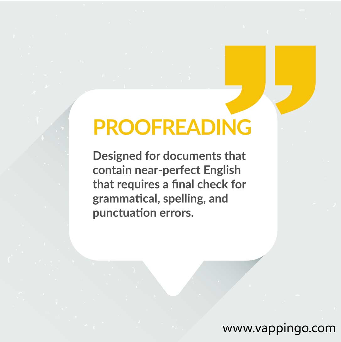 What is the Difference Between Editing and Proofreading? - Vappingo