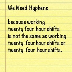 Why we need hyphens in numbers