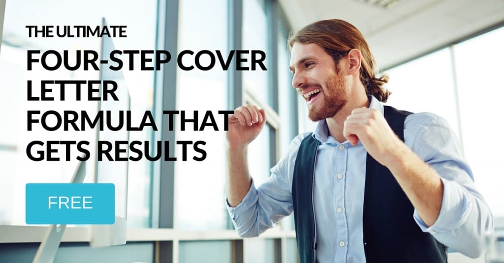 Cover letter formula to get results