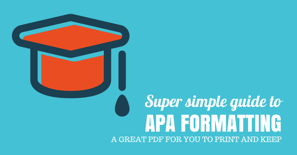 Super simple guide to APA formatting