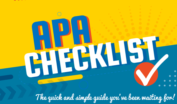 APA checklist guide to APA rules