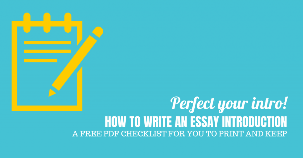 How to write an essay introduction