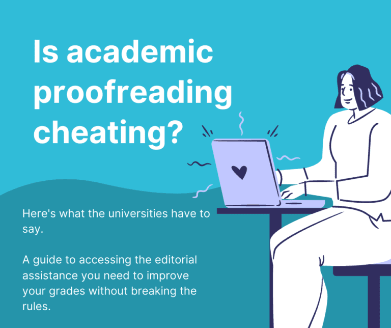 Is academic proofreading cheating?