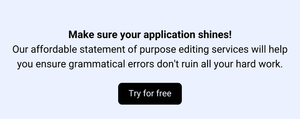 statement purpose editing