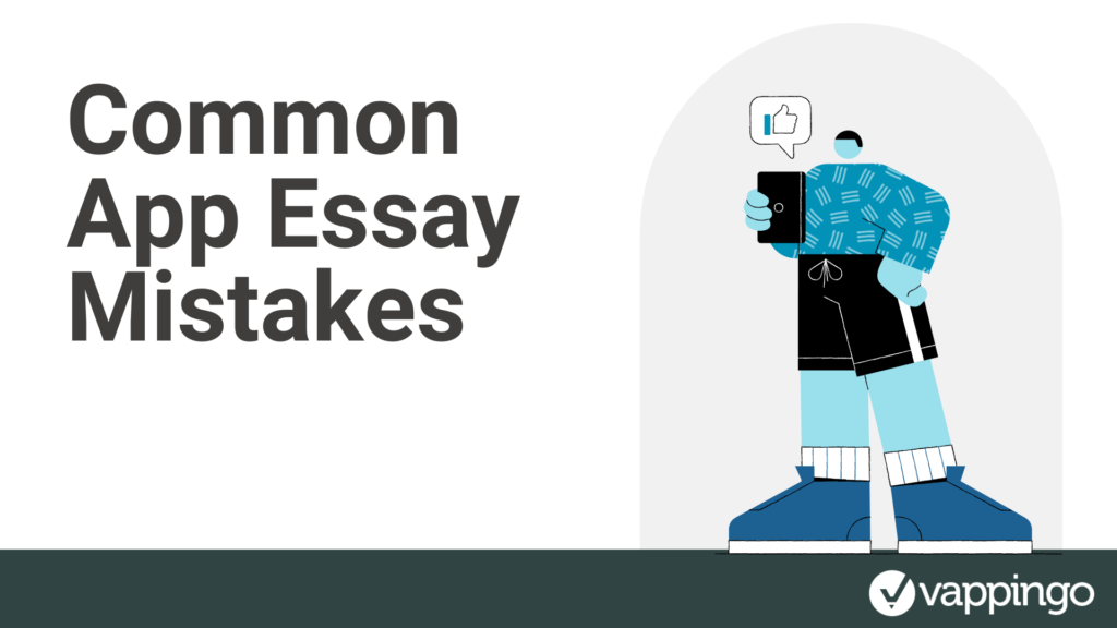 Image for an article on Common App essay mistakes