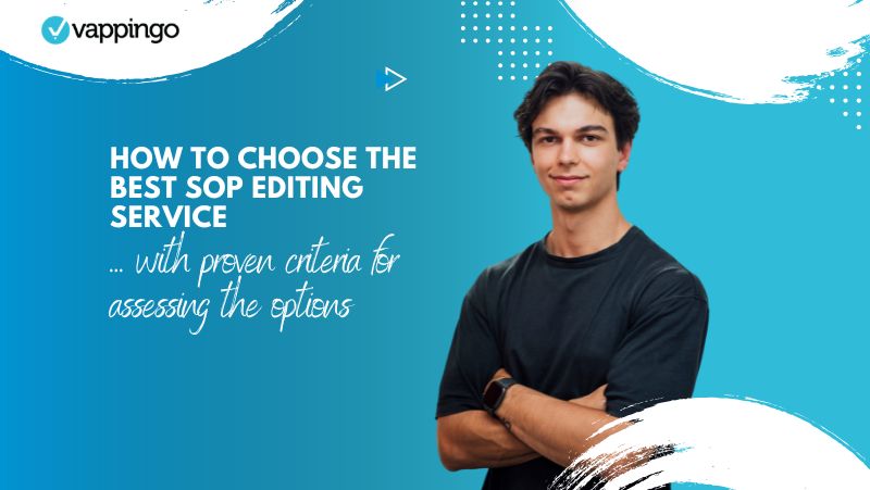 Image reads: How to choose a SOP editing service