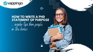 Vappingo How to Write a Statement of Purpose for a PhD Program - Vappingo