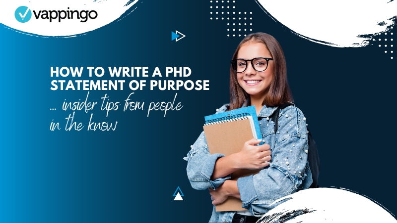 Image of student who is writing a SOP