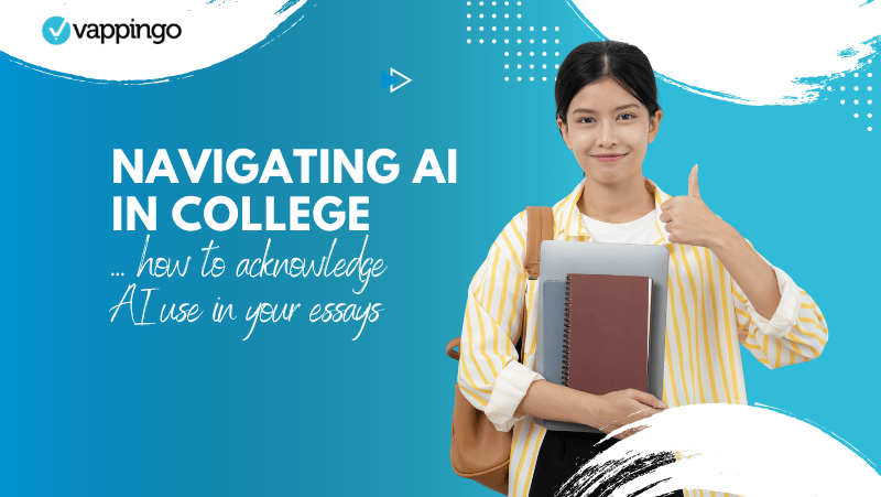 how to acknowledge AI use in essays