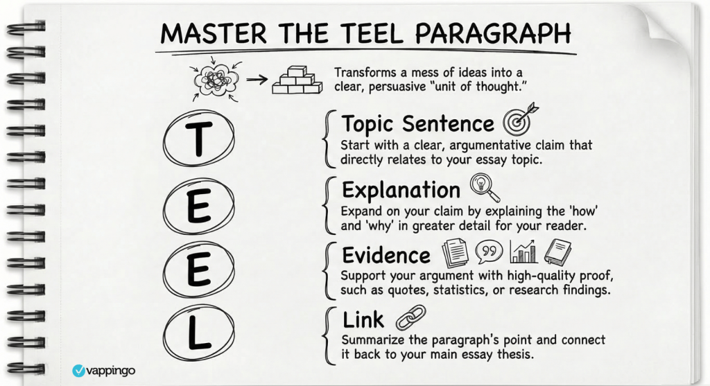 How to use the TEEL structure when writing an essay