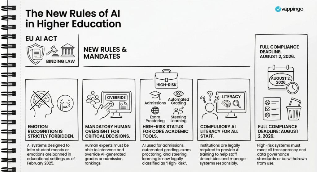 EU rules for AI use in universities