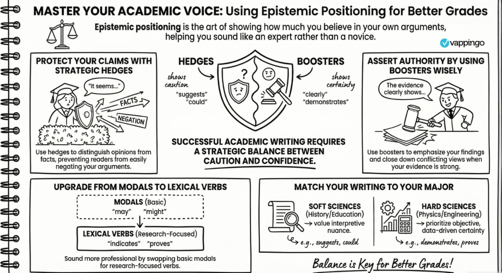 How to use epistemic positioning to improve academic writing