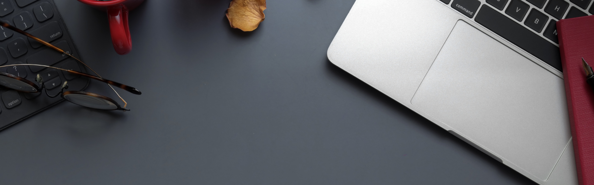 Picture of a publisher's desk